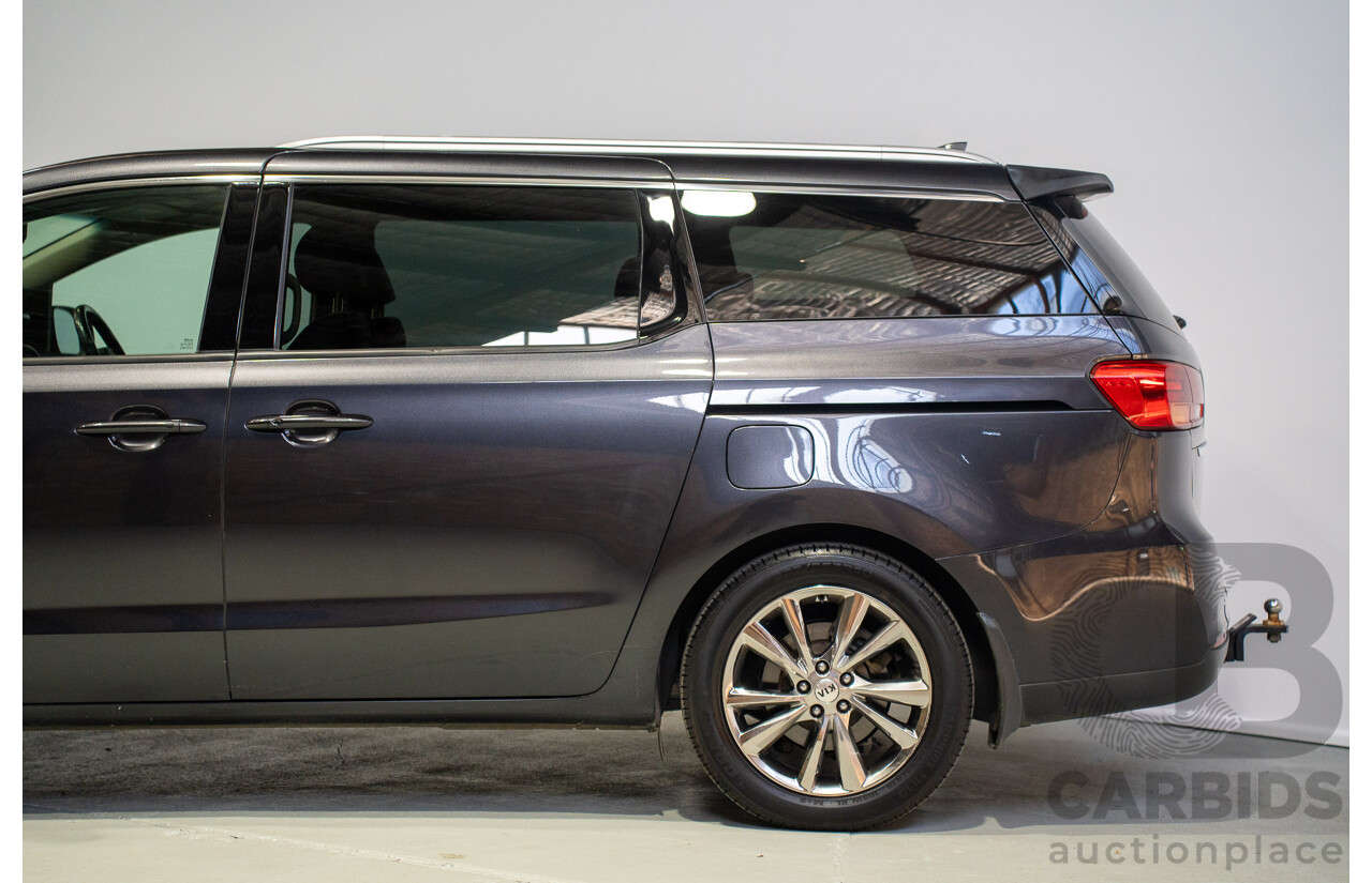 04/2018 Kia Carnival SLi YP PE MY19 4D Wagon Aurora Black Pearl 3.3L