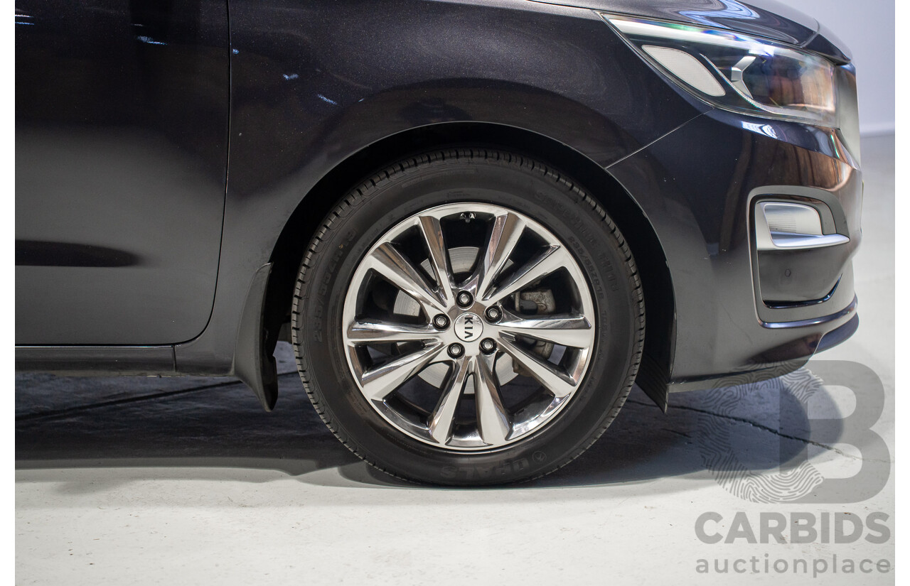 04/2018 Kia Carnival SLi YP PE MY19 4D Wagon Aurora Black Pearl 3.3L