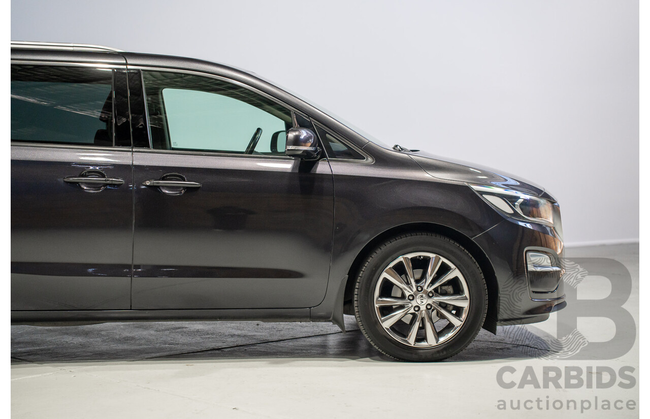 04/2018 Kia Carnival SLi YP PE MY19 4D Wagon Aurora Black Pearl 3.3L