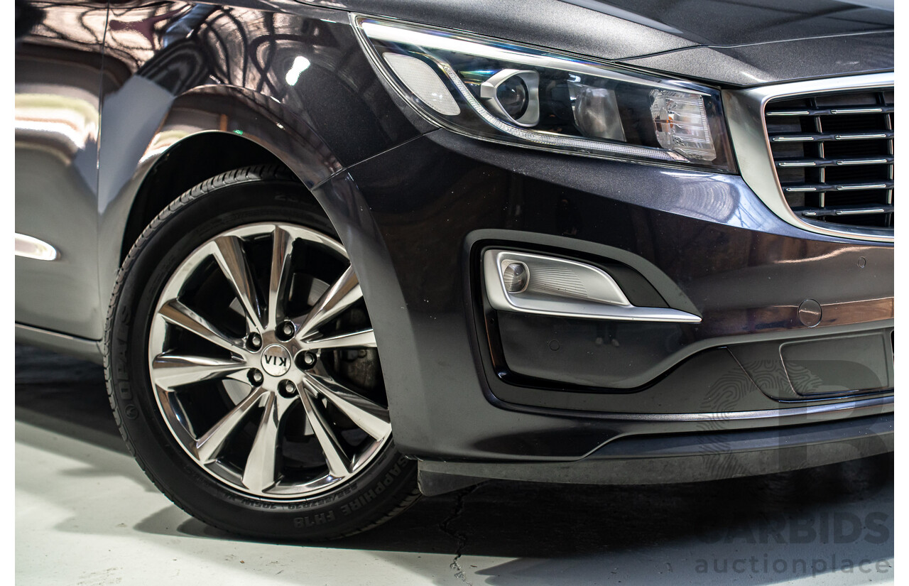 04/2018 Kia Carnival SLi YP PE MY19 4D Wagon Aurora Black Pearl 3.3L