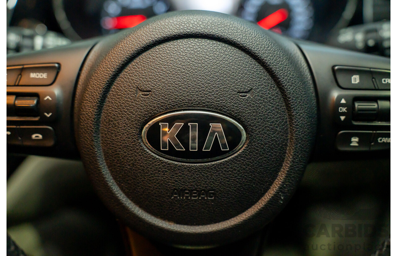 04/2018 Kia Carnival SLi YP PE MY19 4D Wagon Aurora Black Pearl 3.3L