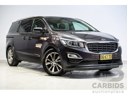 04/2018 Kia Carnival SLi YP PE MY19 4D Wagon Aurora Black Pearl 3.3L