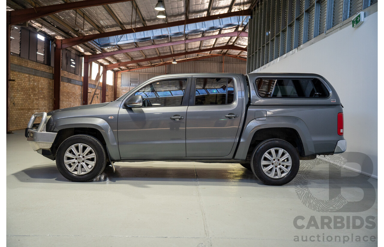 06/2012 Volkswagen Amarok TDI400 Highline (4x4) 2H MY12 Dual Cab Utility Grey Twin-turbo Diesel 2.0L