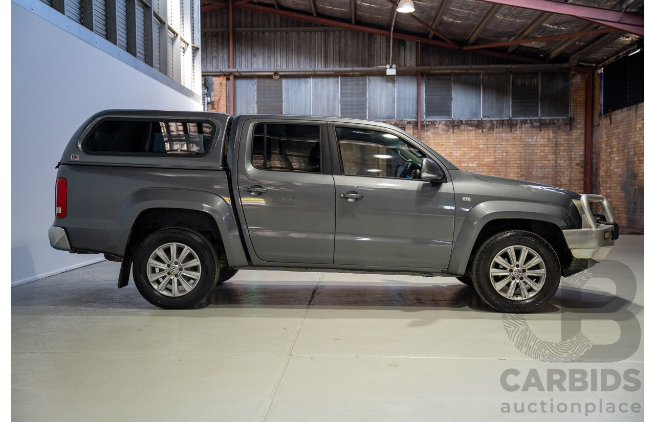 06/2012 Volkswagen Amarok TDI400 Highline (4x4) 2H MY12 Dual Cab Utility Grey Twin-turbo Diesel 2.0L