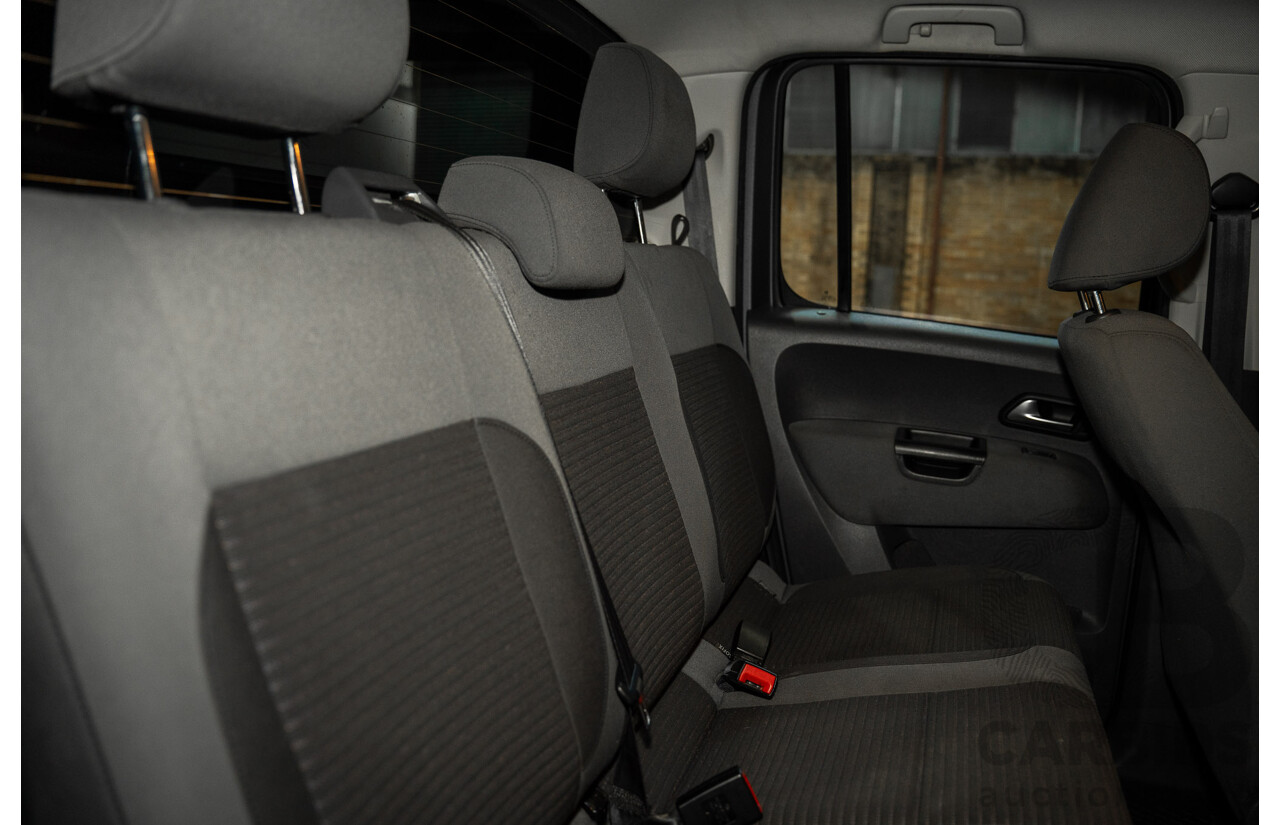 06/2012 Volkswagen Amarok TDI400 Highline (4x4) 2H MY12 Dual Cab Utility Grey Twin-turbo Diesel 2.0L