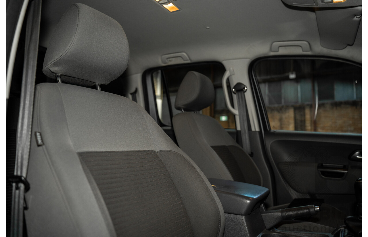 06/2012 Volkswagen Amarok TDI400 Highline (4x4) 2H MY12 Dual Cab Utility Grey Twin-turbo Diesel 2.0L