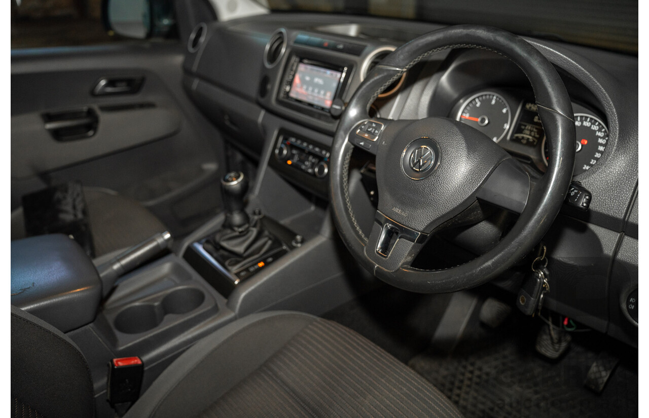 06/2012 Volkswagen Amarok TDI400 Highline (4x4) 2H MY12 Dual Cab Utility Grey Twin-turbo Diesel 2.0L