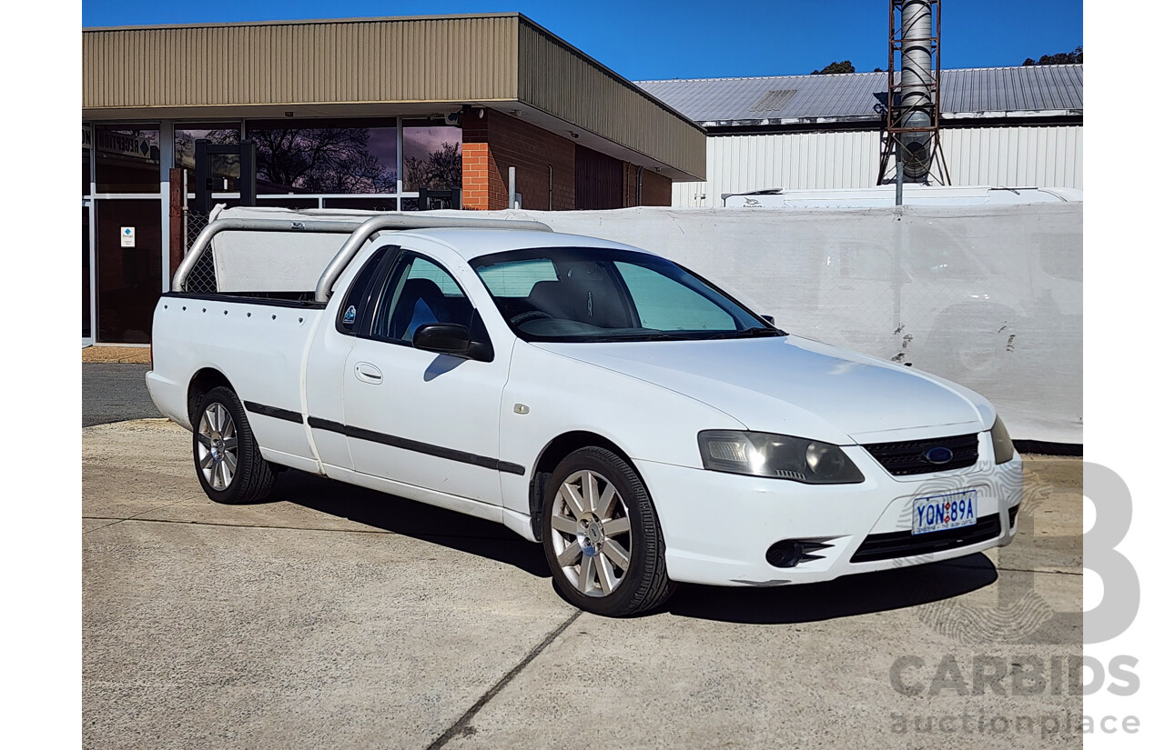 03/2007 Ford Falcon XL (lpg) BF MKII Utility White 4.0L