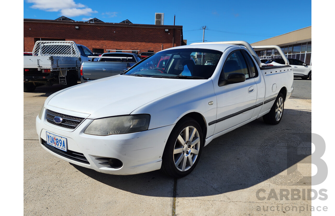 03/2007 Ford Falcon XL (lpg) BF MKII Utility White 4.0L