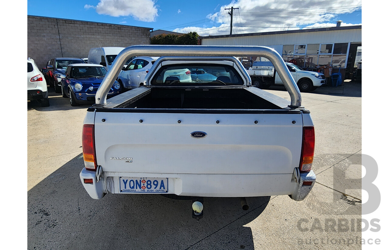 03/2007 Ford Falcon XL (lpg) BF MKII Utility White 4.0L