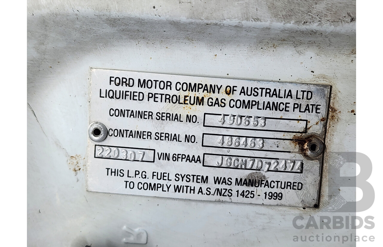 03/2007 Ford Falcon XL (lpg) BF MKII Utility White 4.0L