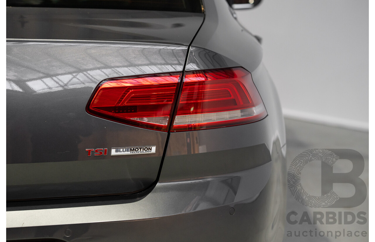 11/2015 Volkswagen Passat 132 Comfortline TSI 3C MY16 4D Sedan Grey Turbo 1.8L