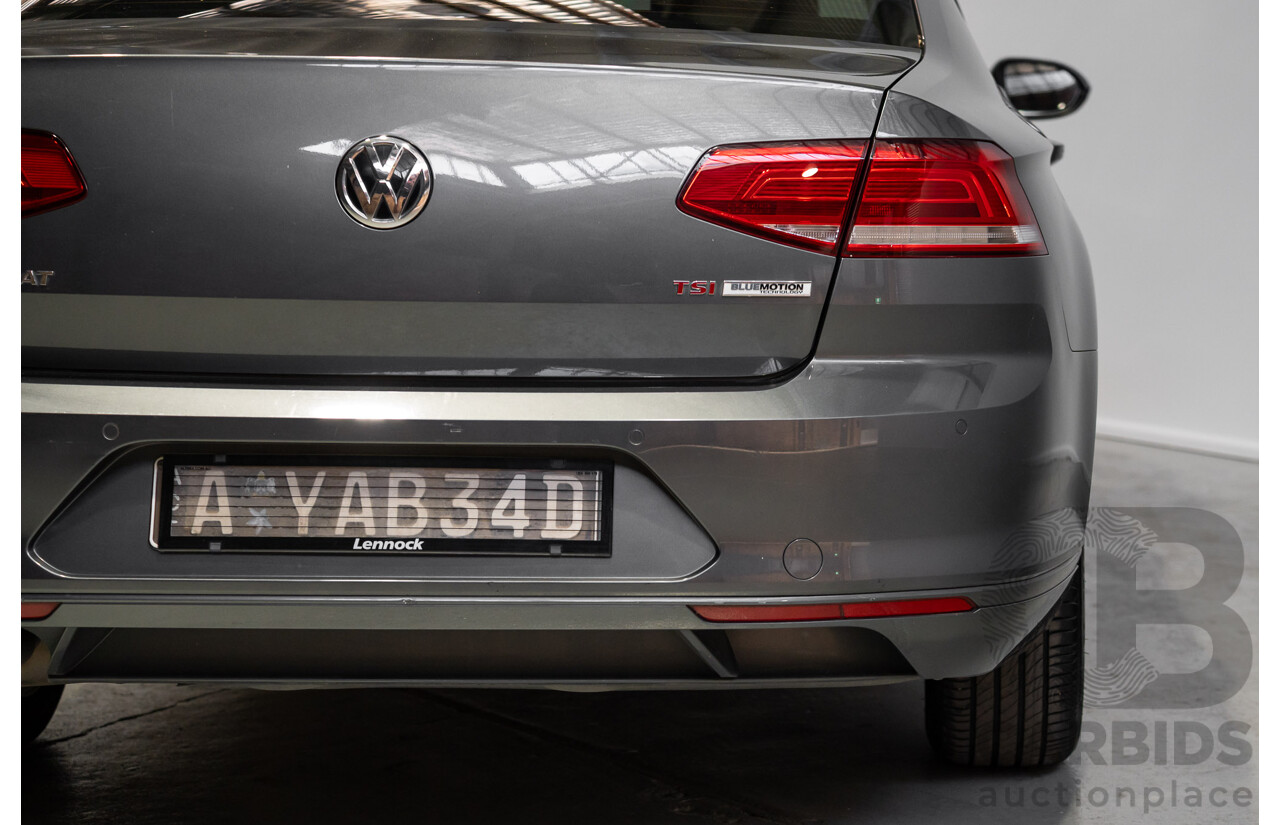 11/2015 Volkswagen Passat 132 Comfortline TSI 3C MY16 4D Sedan Grey Turbo 1.8L