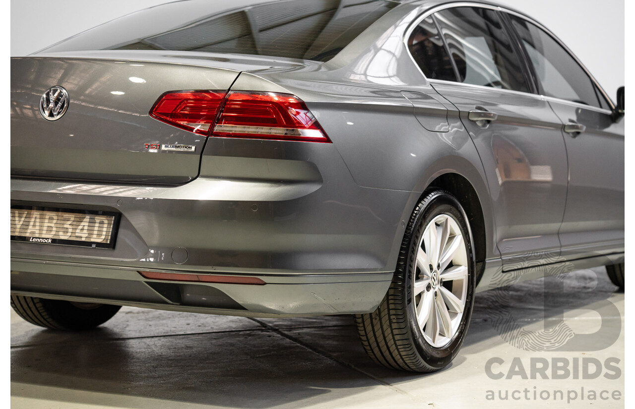 11/2015 Volkswagen Passat 132 Comfortline TSI 3C MY16 4D Sedan Grey Turbo 1.8L