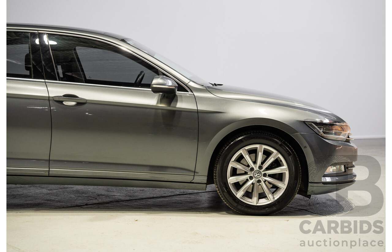 11/2015 Volkswagen Passat 132 Comfortline TSI 3C MY16 4D Sedan Grey Turbo 1.8L
