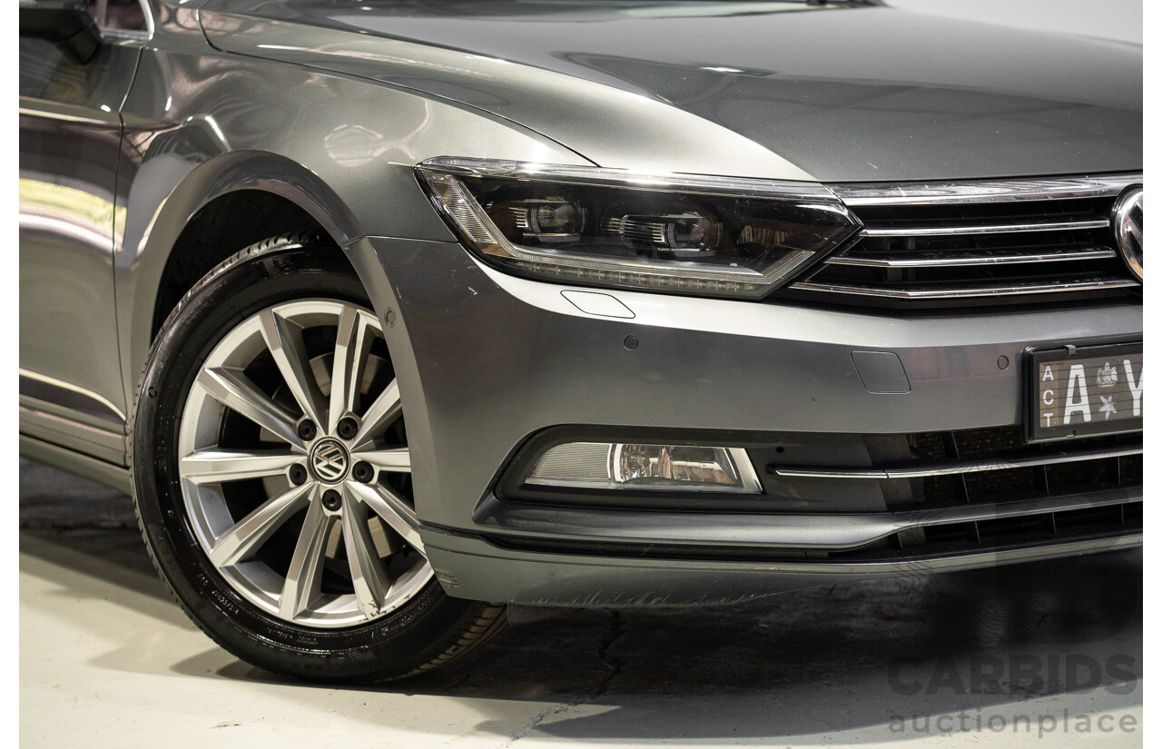 11/2015 Volkswagen Passat 132 Comfortline TSI 3C MY16 4D Sedan Grey Turbo 1.8L