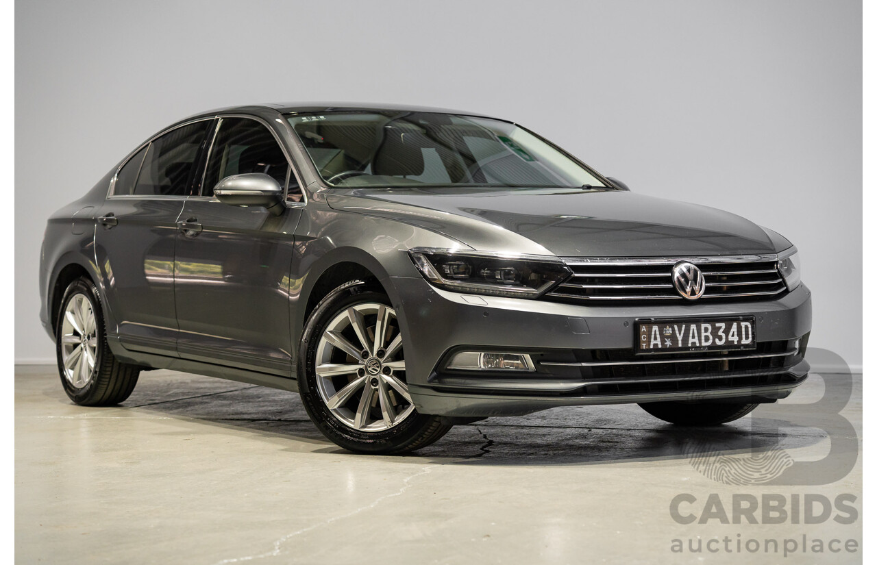 11/2015 Volkswagen Passat 132 Comfortline TSI 3C MY16 4D Sedan Grey Turbo 1.8L