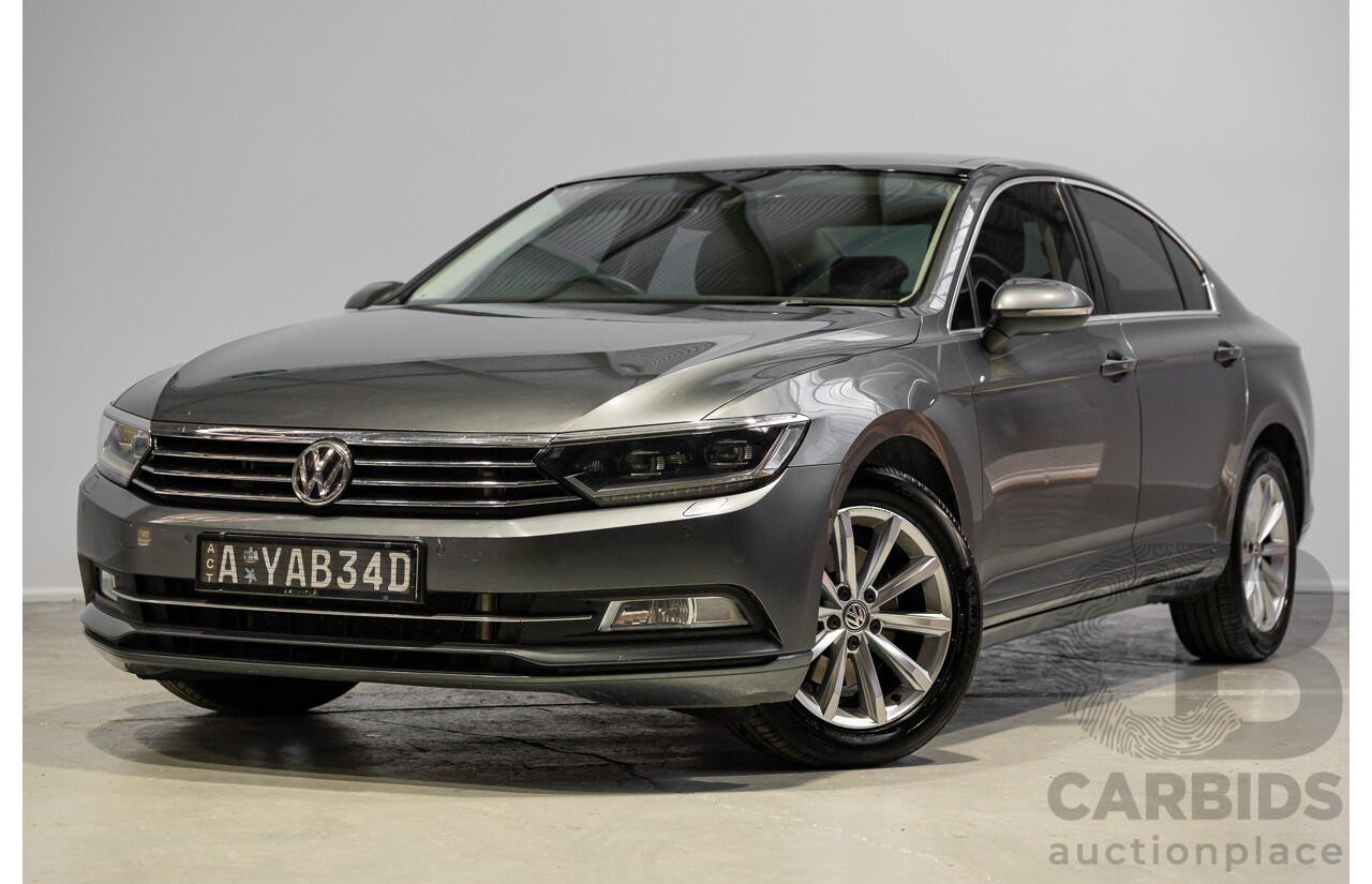 11/2015 Volkswagen Passat 132 Comfortline TSI 3C MY16 4D Sedan Grey Turbo 1.8L