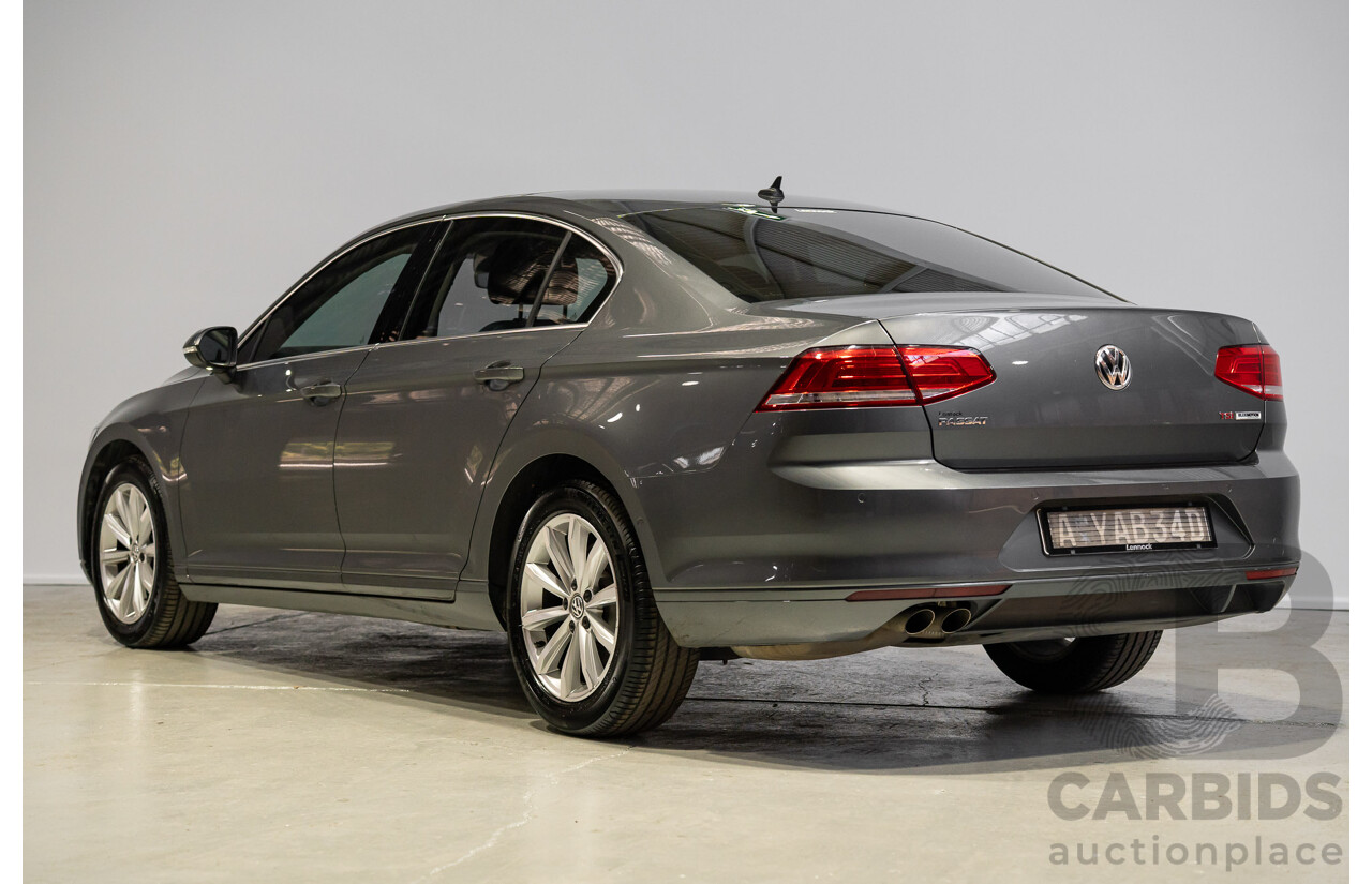 11/2015 Volkswagen Passat 132 Comfortline TSI 3C MY16 4D Sedan Grey Turbo 1.8L