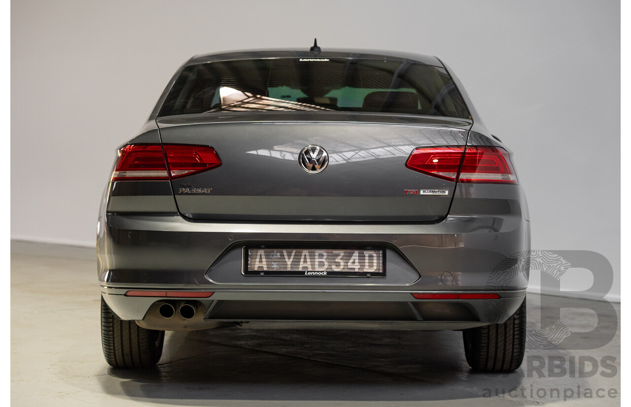 11/2015 Volkswagen Passat 132 Comfortline TSI 3C MY16 4D Sedan Grey Turbo 1.8L