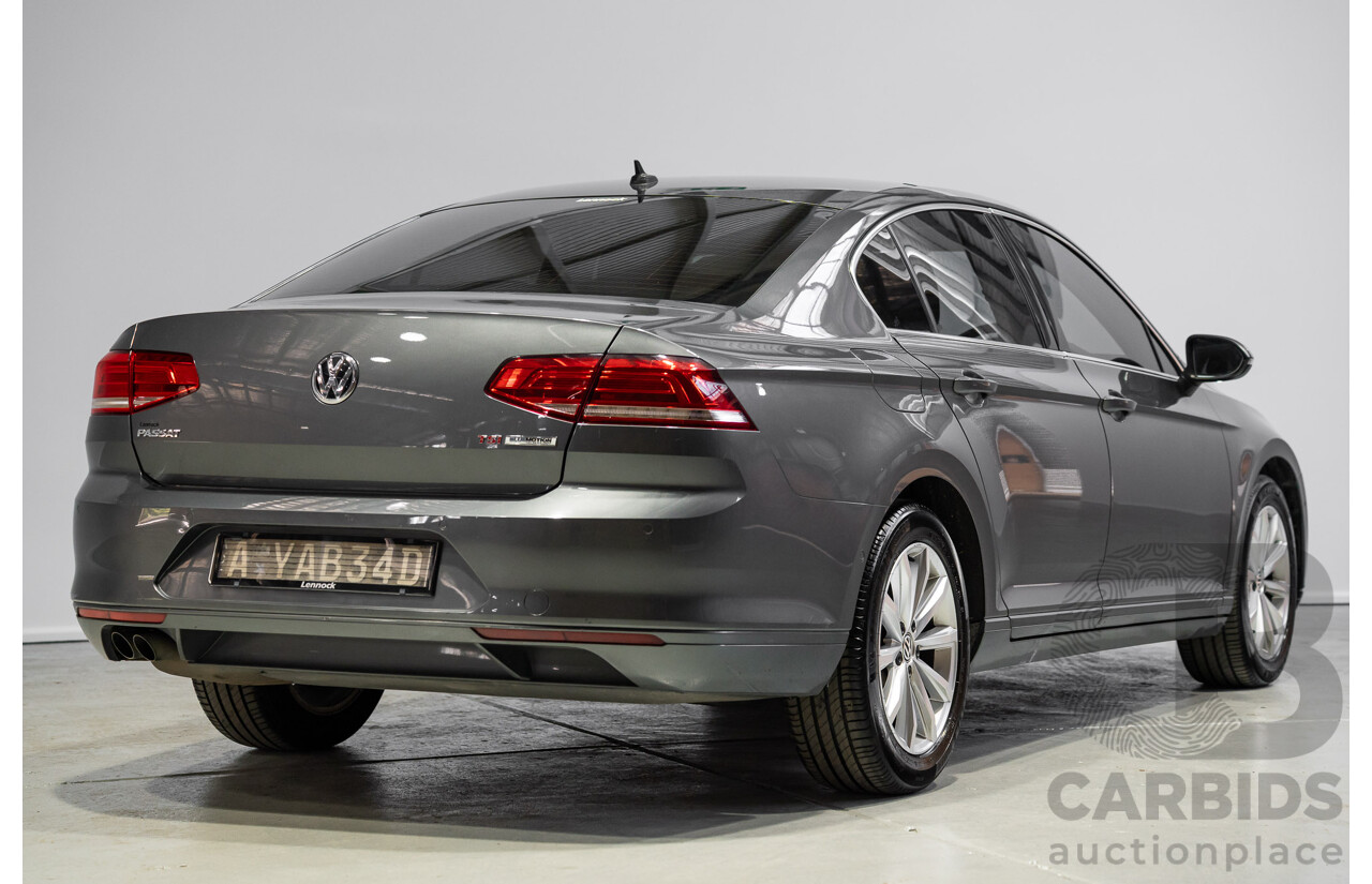 11/2015 Volkswagen Passat 132 Comfortline TSI 3C MY16 4D Sedan Grey Turbo 1.8L