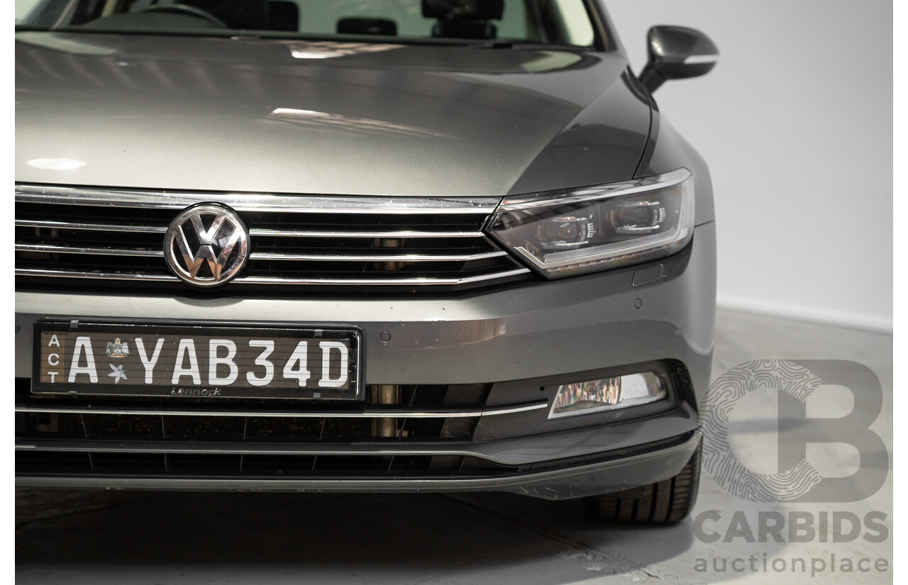 11/2015 Volkswagen Passat 132 Comfortline TSI 3C MY16 4D Sedan Grey Turbo 1.8L