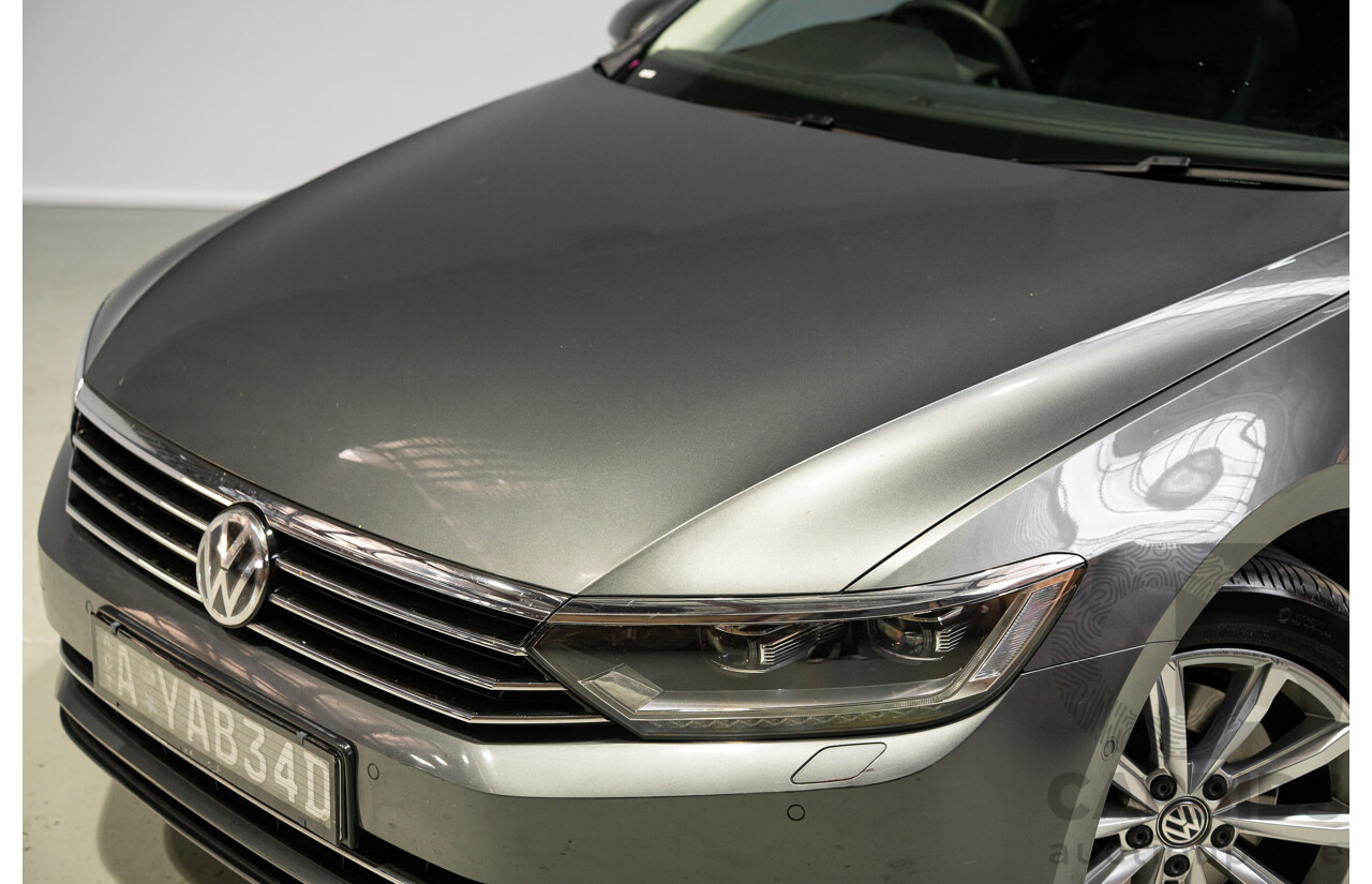 11/2015 Volkswagen Passat 132 Comfortline TSI 3C MY16 4D Sedan Grey Turbo 1.8L