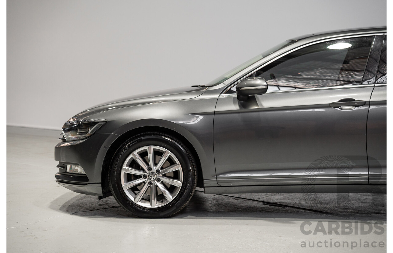 11/2015 Volkswagen Passat 132 Comfortline TSI 3C MY16 4D Sedan Grey Turbo 1.8L