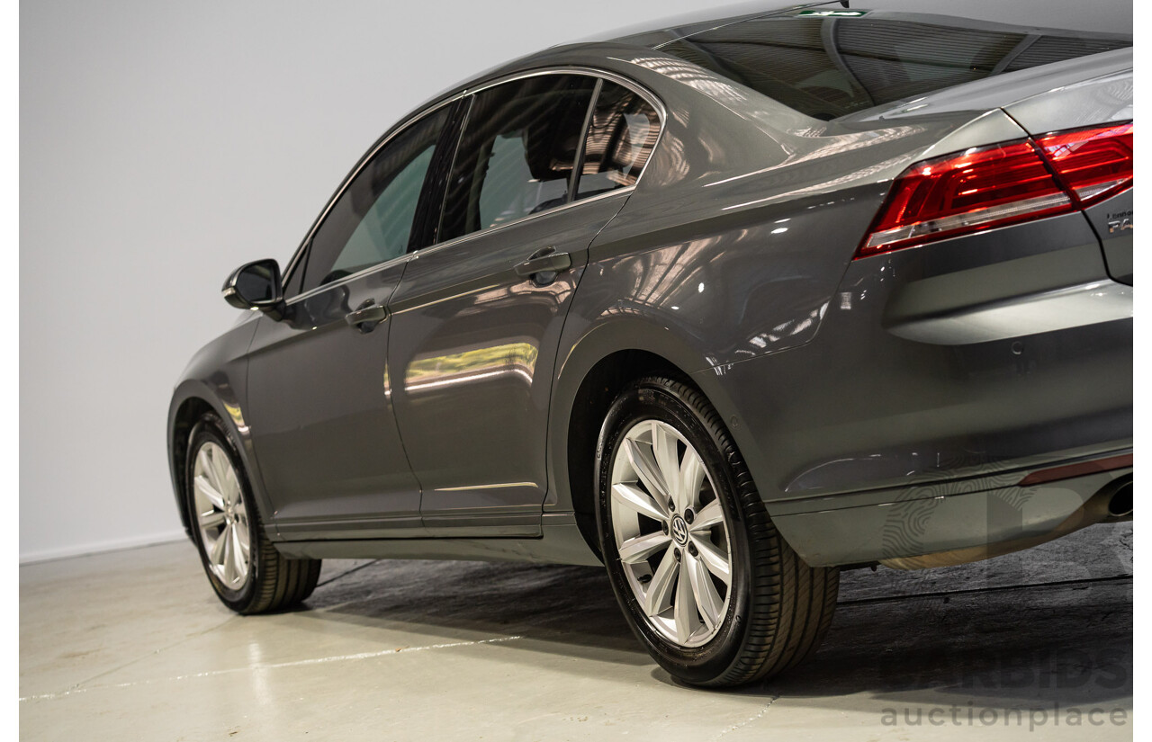 11/2015 Volkswagen Passat 132 Comfortline TSI 3C MY16 4D Sedan Grey Turbo 1.8L