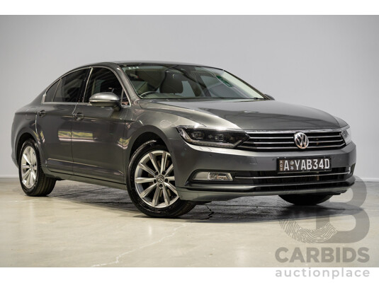 11/2015 Volkswagen Passat 132 Comfortline TSI 3C MY16 4D Sedan Grey Turbo 1.8L