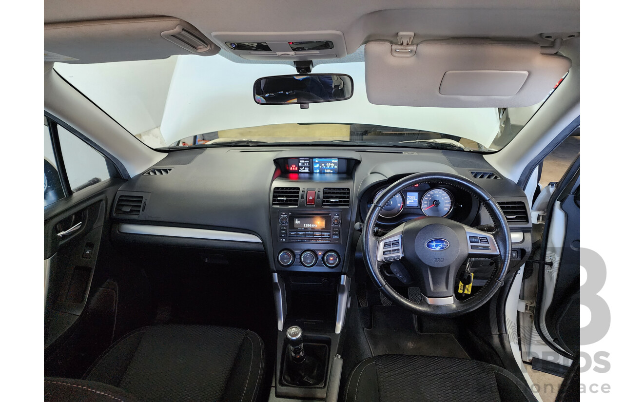 03/2013 Subaru Forester 2.0d-L MY13 4d Wagon White 2.0L