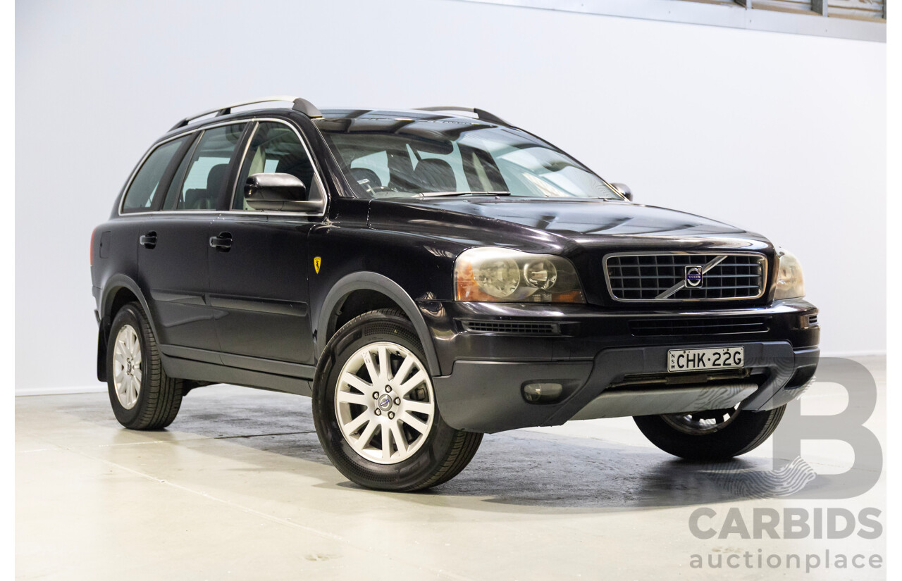 11/2007 Volvo XC90 D5 (AWD) MY07 4d Wagon Black Turbo Diesel 2.4L