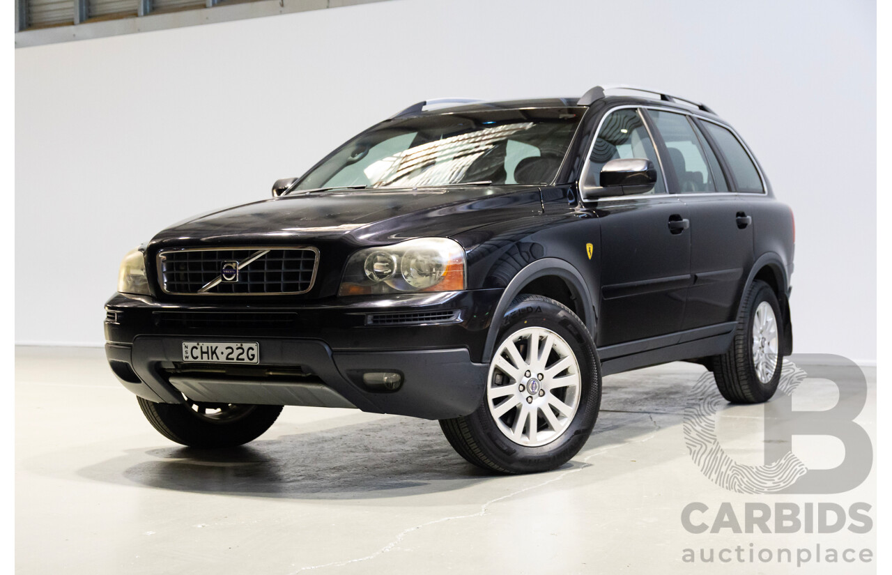 11/2007 Volvo XC90 D5 (AWD) MY07 4d Wagon Black Turbo Diesel 2.4L