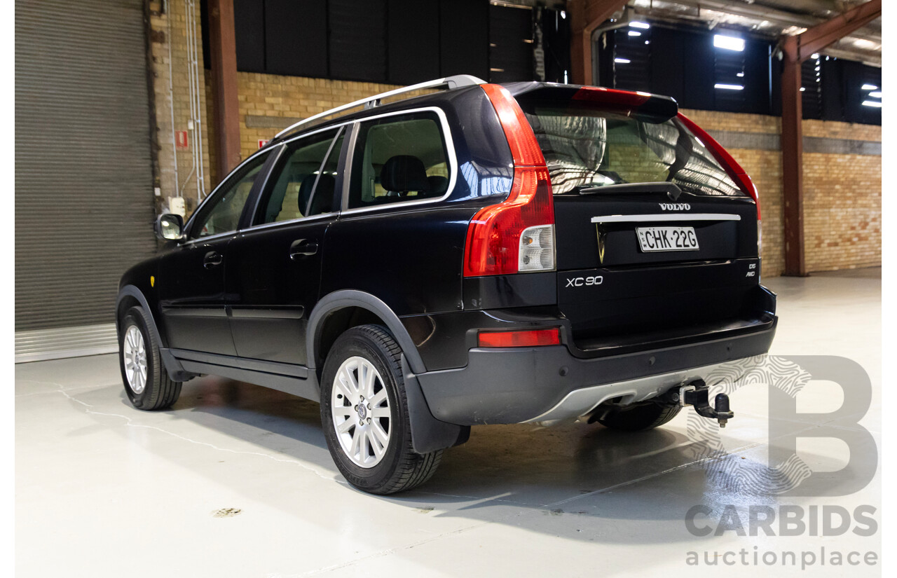 11/2007 Volvo XC90 D5 (AWD) MY07 4d Wagon Black Turbo Diesel 2.4L
