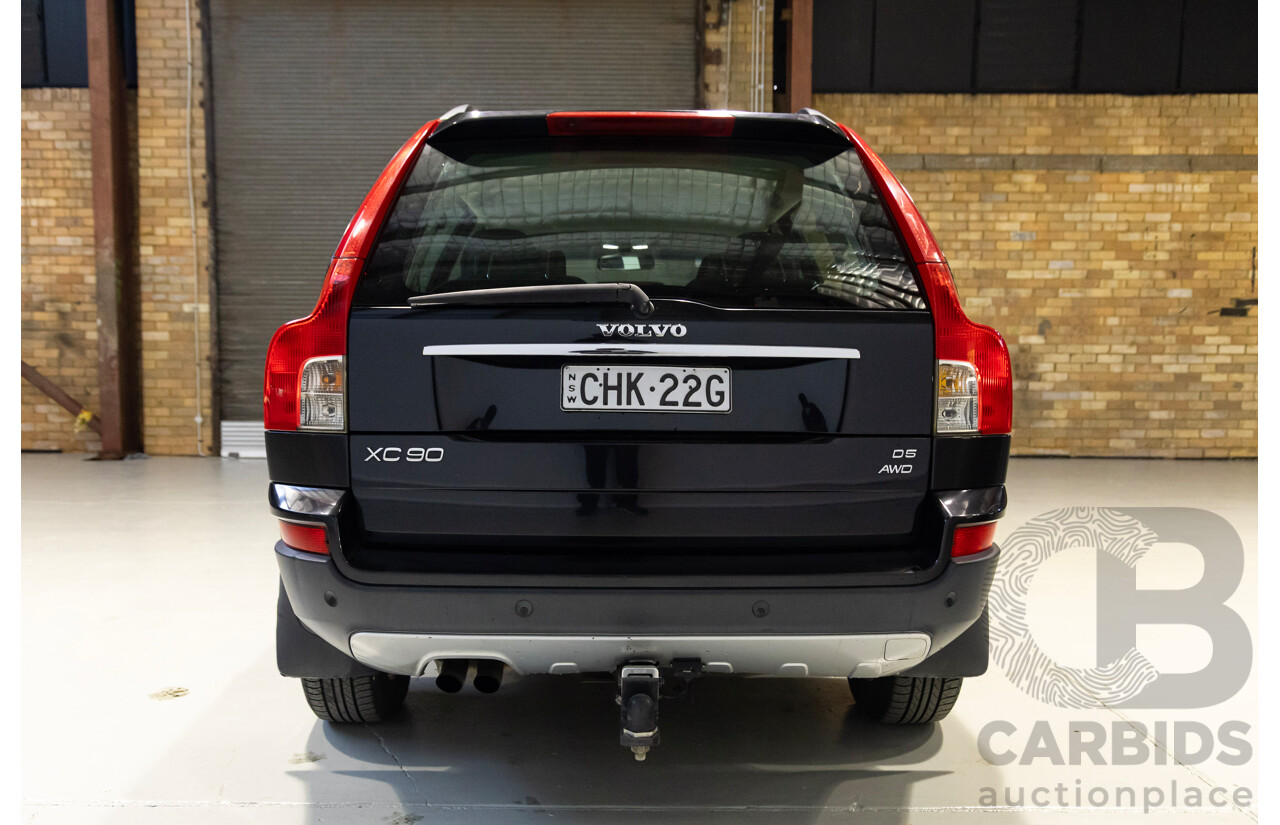 11/2007 Volvo XC90 D5 (AWD) MY07 4d Wagon Black Turbo Diesel 2.4L