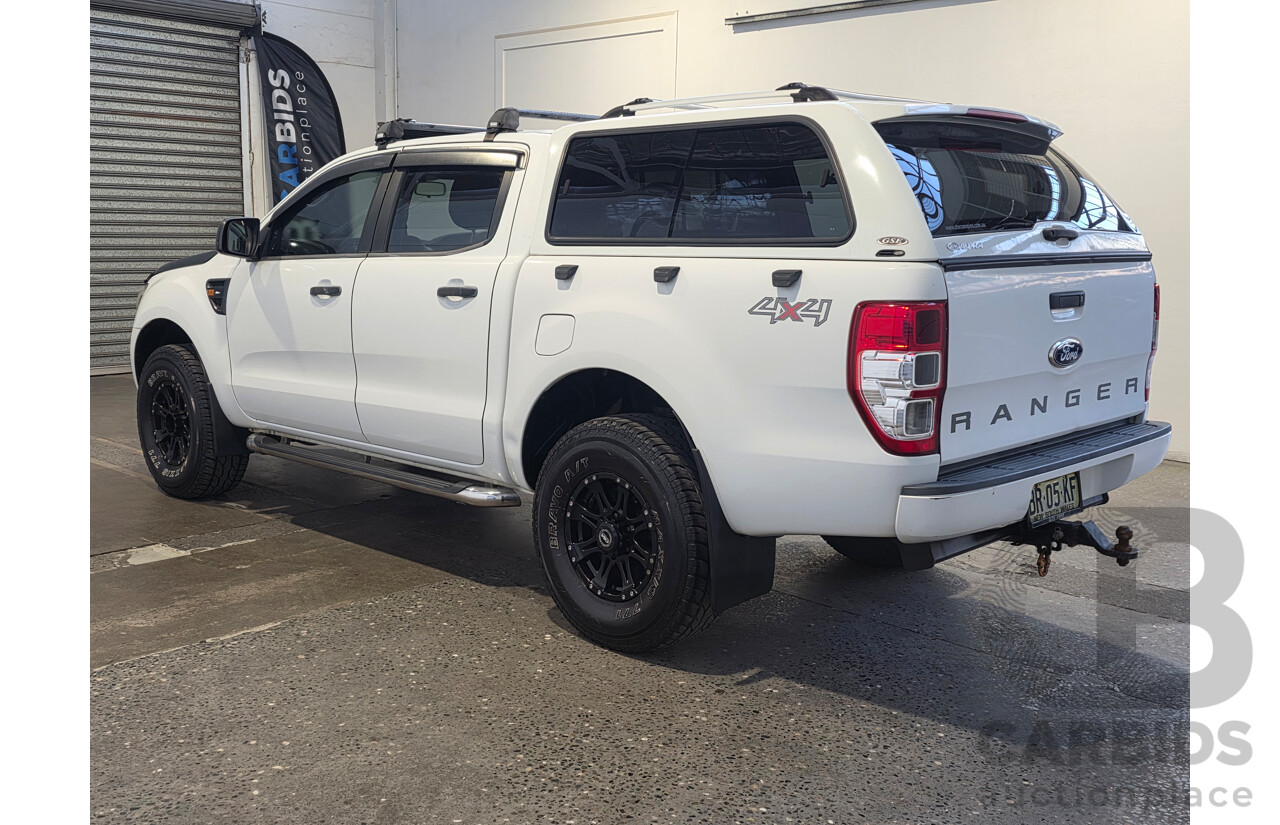 06/2012 Ford Ranger XL (4x4) PX Crew Cab Utility White 2.2L