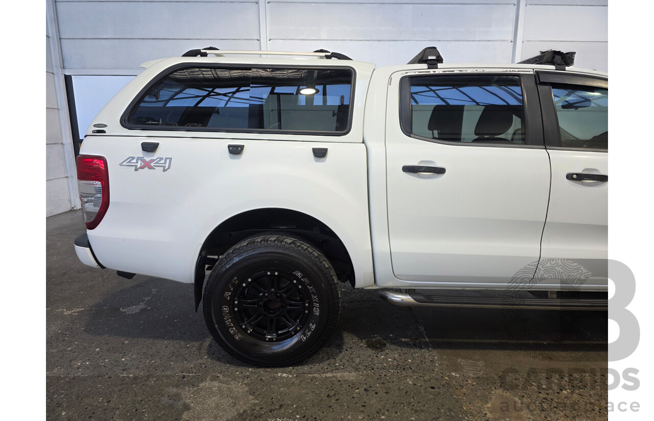06/2012 Ford Ranger XL (4x4) PX Crew Cab Utility White 2.2L