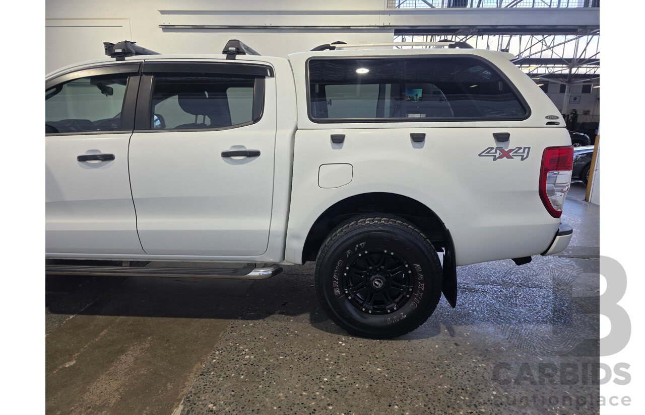 06/2012 Ford Ranger XL (4x4) PX Crew Cab Utility White 2.2L