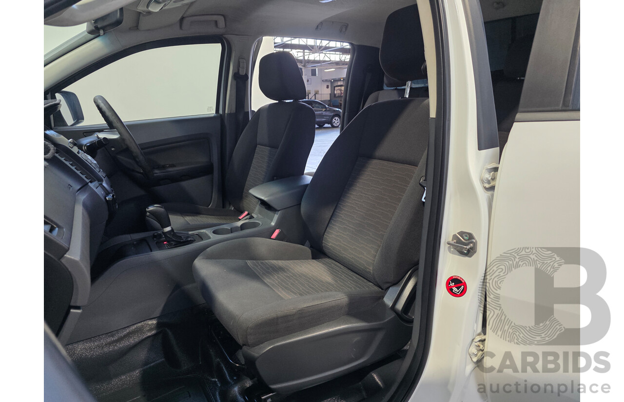 06/2012 Ford Ranger XL (4x4) PX Crew Cab Utility White 2.2L
