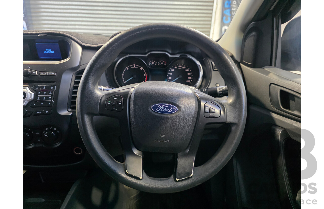 06/2012 Ford Ranger XL (4x4) PX Crew Cab Utility White 2.2L