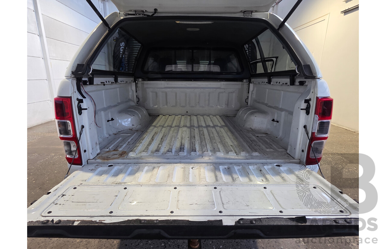 06/2012 Ford Ranger XL (4x4) PX Crew Cab Utility White 2.2L