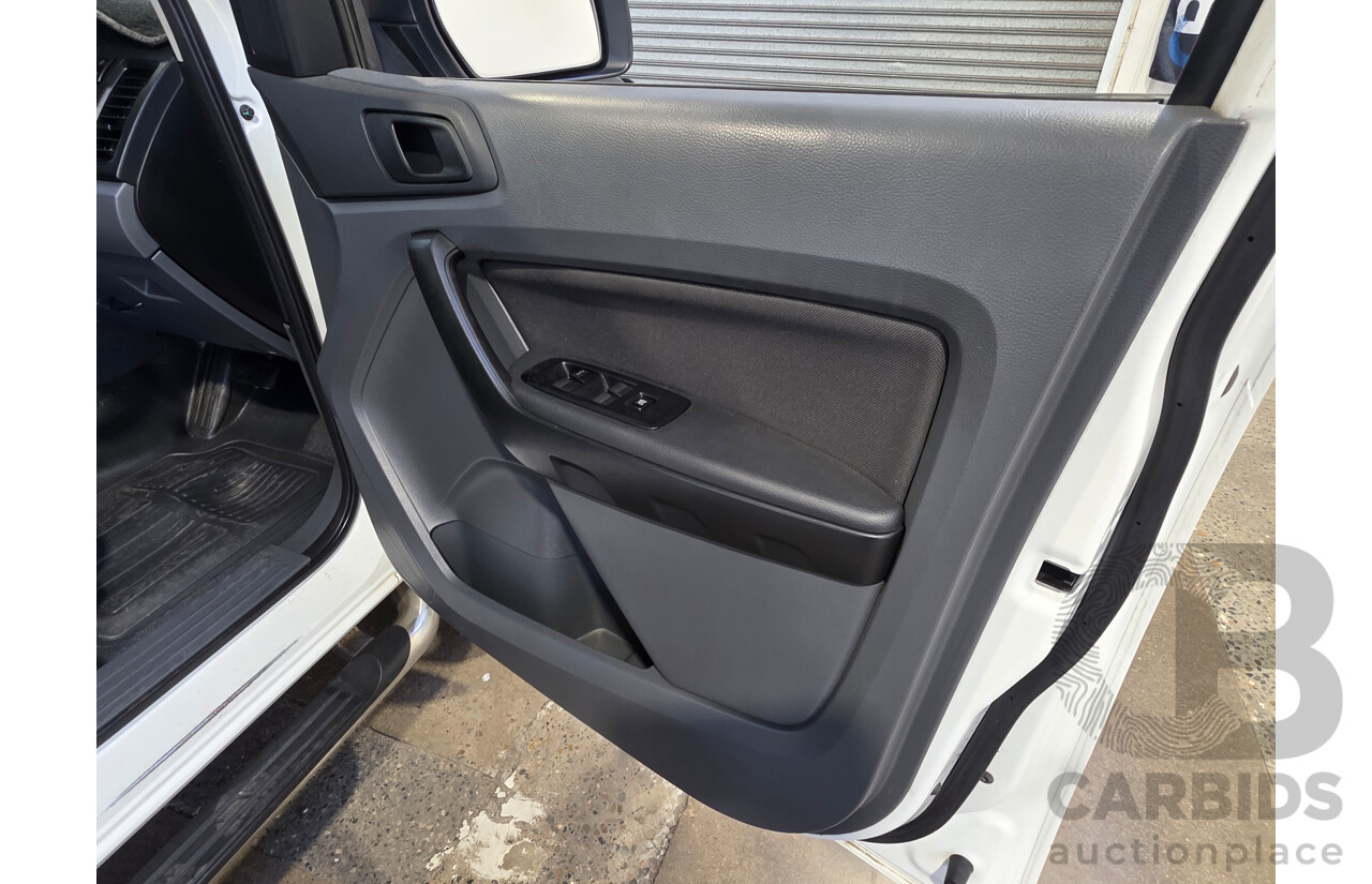 06/2012 Ford Ranger XL (4x4) PX Crew Cab Utility White 2.2L