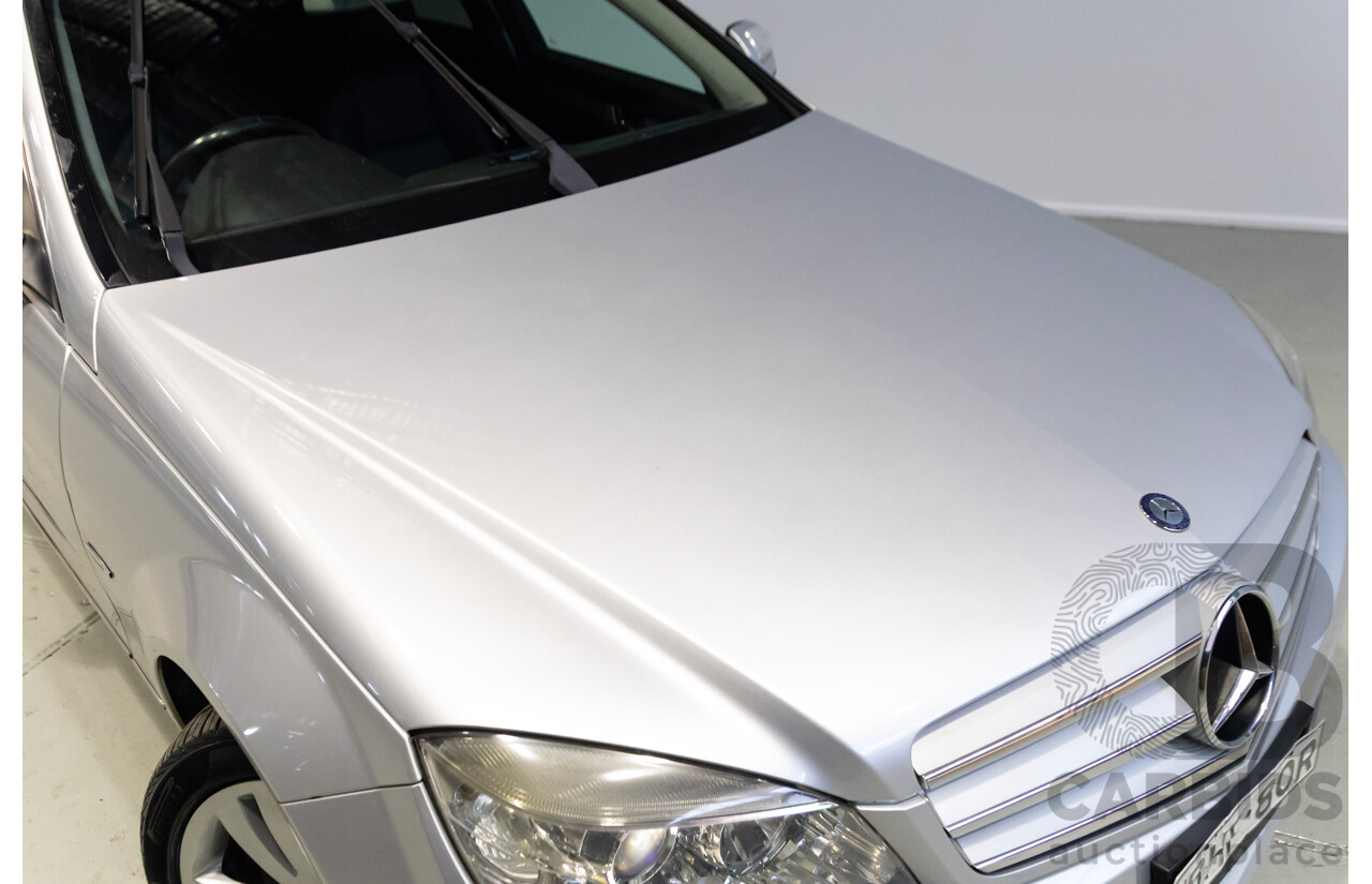 09/2008 Mercedes-Benz C220 CDI Classic (RWD) W204 4d Wagon Silver 2.1L