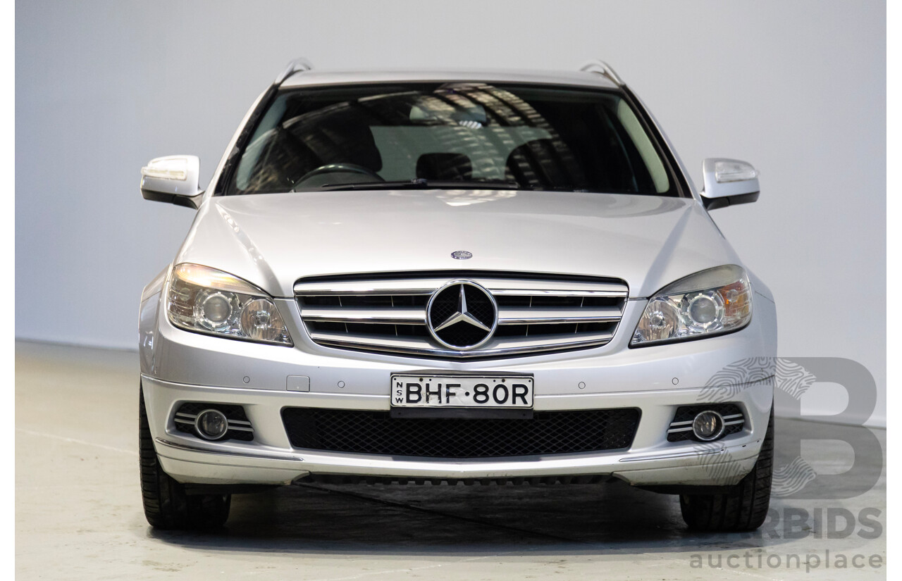 09/2008 Mercedes-Benz C220 CDI Classic (RWD) W204 4d Wagon Silver 2.1L