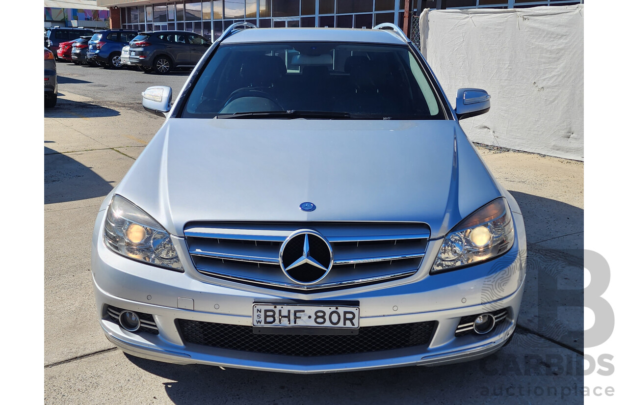 09/2008 Mercedes-Benz C220 CDI Classic (RWD) W204 4d Wagon Silver 2.1L