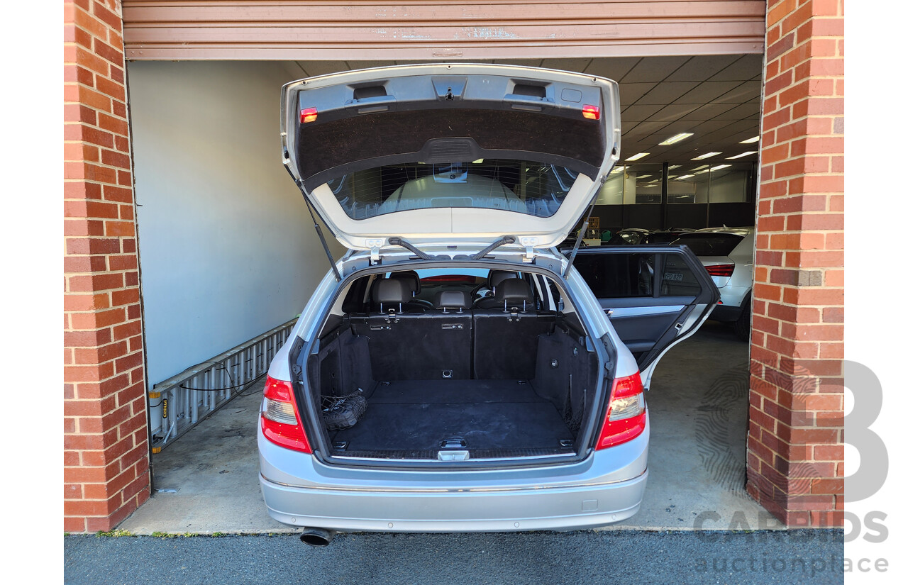 09/2008 Mercedes-Benz C220 CDI Classic (RWD) W204 4d Wagon Silver 2.1L
