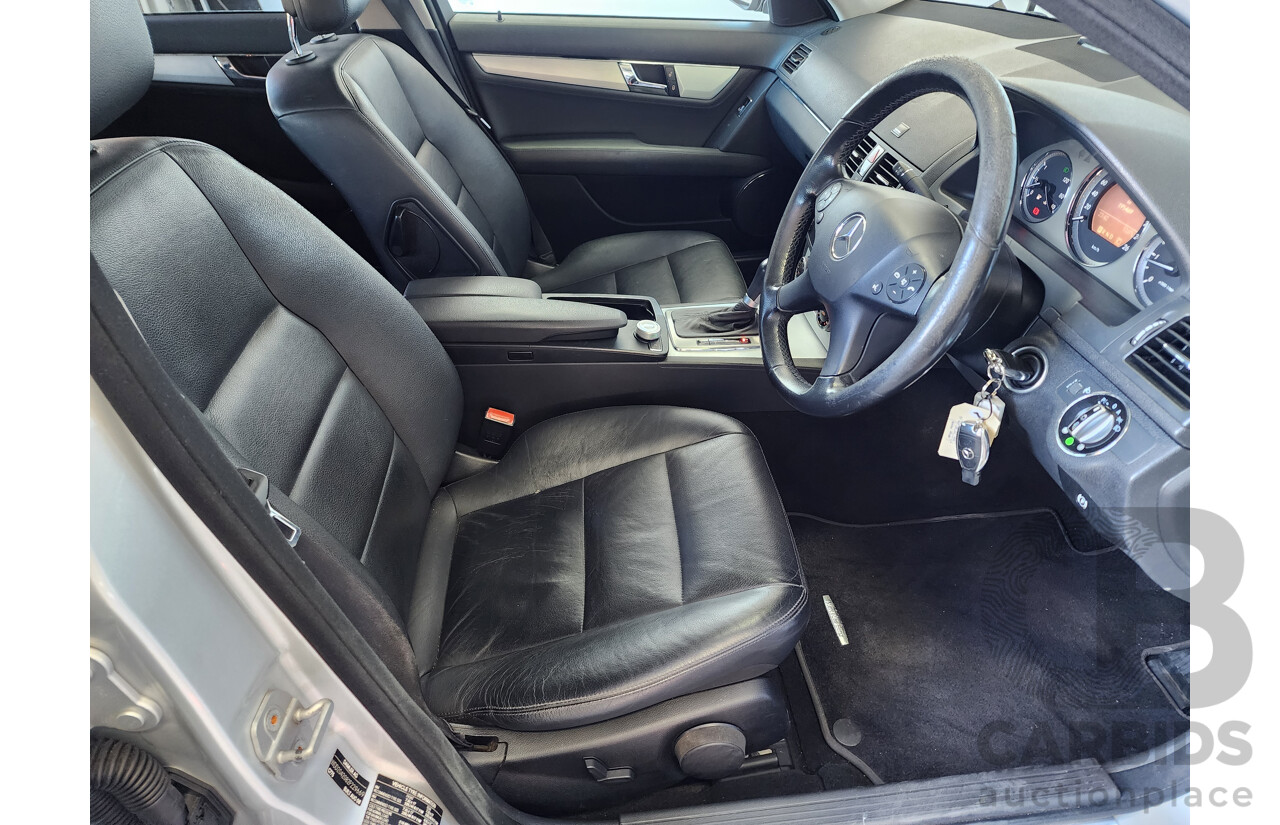 09/2008 Mercedes-Benz C220 CDI Classic (RWD) W204 4d Wagon Silver 2.1L
