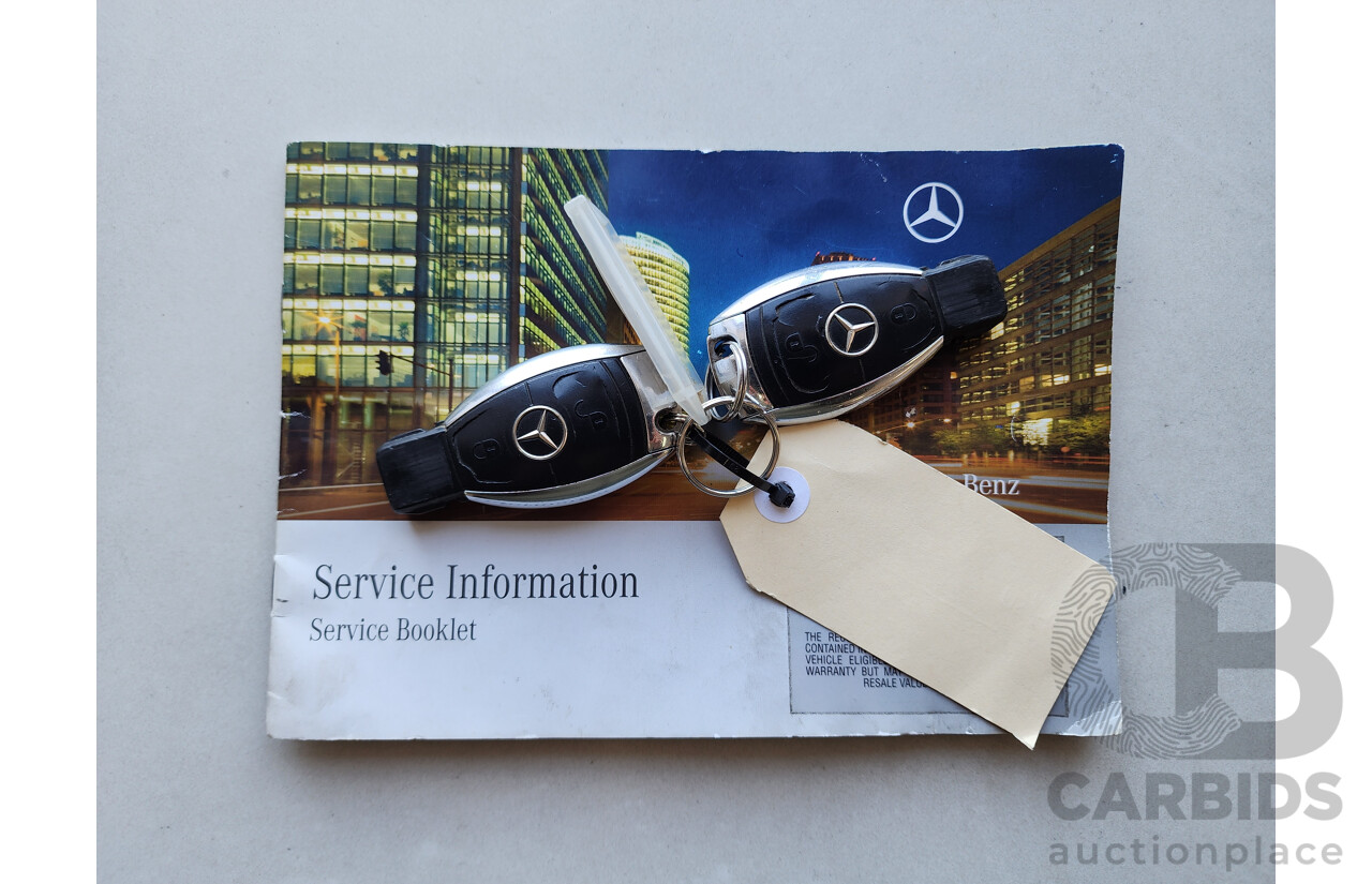 09/2008 Mercedes-Benz C220 CDI Classic (RWD) W204 4d Wagon Silver 2.1L
