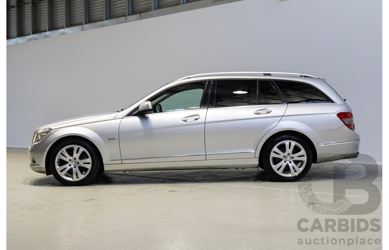 09/2008 Mercedes-Benz C220 CDI Classic (RWD) W204 4d Wagon Silver 2.1L