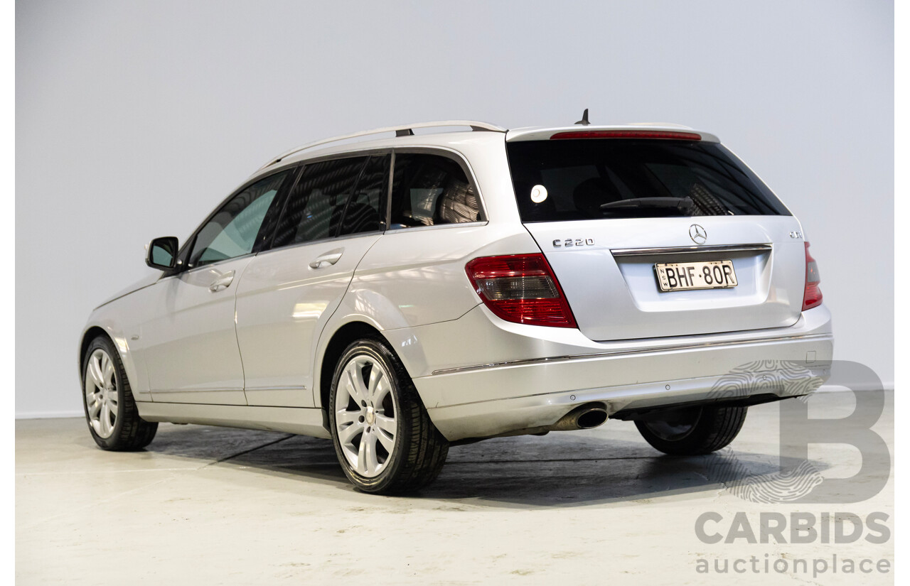 09/2008 Mercedes-Benz C220 CDI Classic (RWD) W204 4d Wagon Silver 2.1L